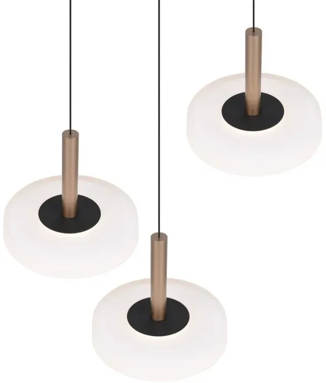 Trio T354930365 LED Pendelleuchte CELESTE  | 3x7,5W integrierte LED-Quelle | 3x750lm | 3000K