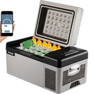 VEVOR Kühlboxen Autokühlschrank Kompressorkühlbox Edelstahl Urlaub Isolierbox Mini Kühlschrank Kühlbox Auto und Steckdose