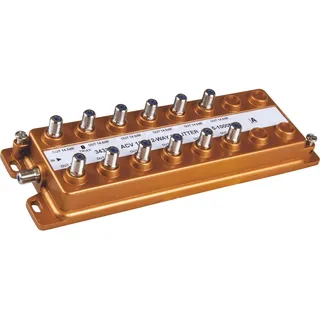 Triax F-Verteiler 12fach 5-1000MHz 14dB brummentkoppel ACV 12 (Kabel Zubehör), Zubehör Netzwerk