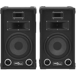 vidaXL Professionelle HiFi-/Bühnen-Lautsprecher Passiv 2 Stk. 800 W
