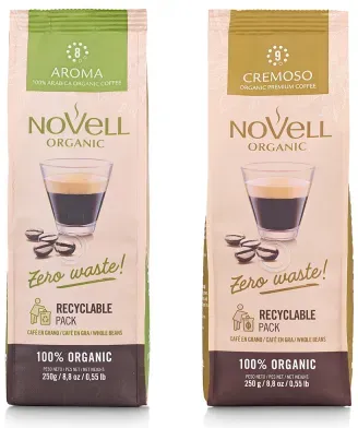 NOVELL Zero Waste Kaffee-Probierpaket (2x 250g) - Novell Herstellergarantie, kostenlose Beratung