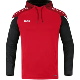 Jako Kinder Kapuzensweatshirt Performance Rot/Schwarz, 164