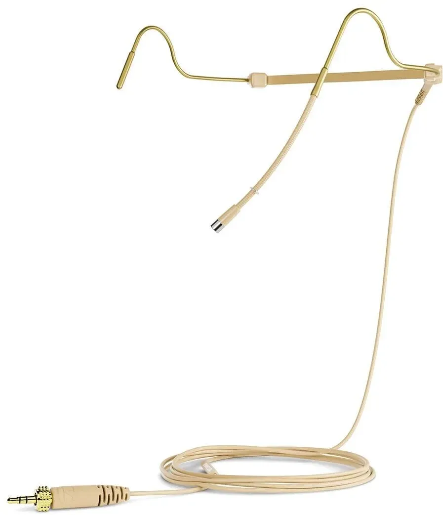 Sennheiser HS 2 (BEIGE EW) - Nackenbügelmikrofon, omnidirektional, MKE 2 Kapsel, beige, 1,6m Kabel mit 3,5mm