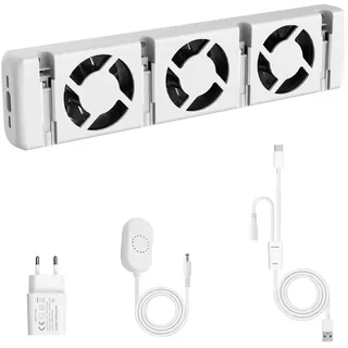 Yuanj Heizkörper Ventilator Leise, Heizungsventilator für Heizungen und Unterheizungen, Langlebiger Heizungslüfter zur Erhöhung der Heizeffizienz, Lüfter für Heizkörper Bis zu 22% Energieeinsparung