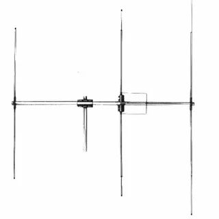 Grundläggande CB-antenn LEMM Directive D3, 3 Element, 26-30 MHz, 1200W, förstärkning 9dB, längd 270 cm, vindmotstånd 150km / h, tillverkad i Italien