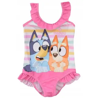 Bluey Badeanzug Bluey und Bingo rosa 92/98