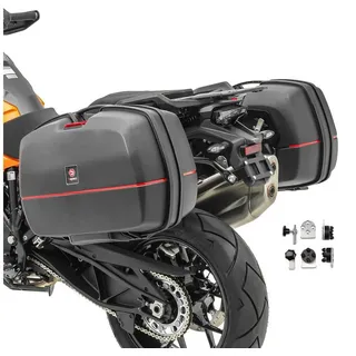 bagtecs Motorrad Koffer Bagtecs TB8S Seitenkoffer 2x45 Liter + Anbauadapter