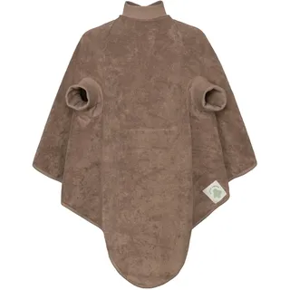 Little Casimir Großes Lätzchen „Boo zum Überwerfen für Baby und Kleinkind 6-48 Monate. Ärmellätzchen aus Öko Tex zertifizierter Baumwolle - Geschenk für Mütter von Jungen oder Mädchen (greybrown) - Einheitsgröße