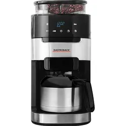 GASTROBACK 42711S Grind & Brew pro Thermo Kaffeemaschine Schwarz/Edelstahl
