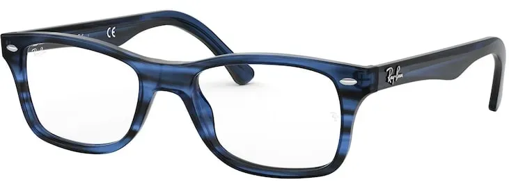 Brille Ray-Ban Vista 0RX5228 8053 Blau Gr. 55/17