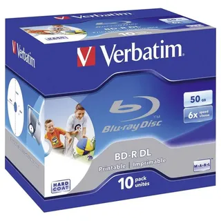 Verbatim 43736 Blu-ray BD-R DL 50GB 6x ganzflächig Bedruckbar