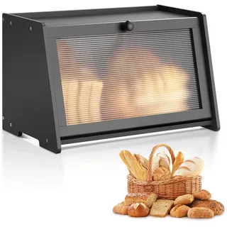 Vevor Brotkasten Holz Schwarz