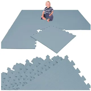LittleTom 8 Teile Spielmatte Kinder Puzzlematte 50x50 Krabbelmatte Bodenmatte Kinderzimmer