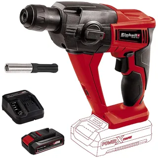 Einhell Akku Bohrhammer TE-HD 18 Li - Solo 1,2J, SDS-Plus + Starter Kit 2.5 Ah Akku + Ladegerät