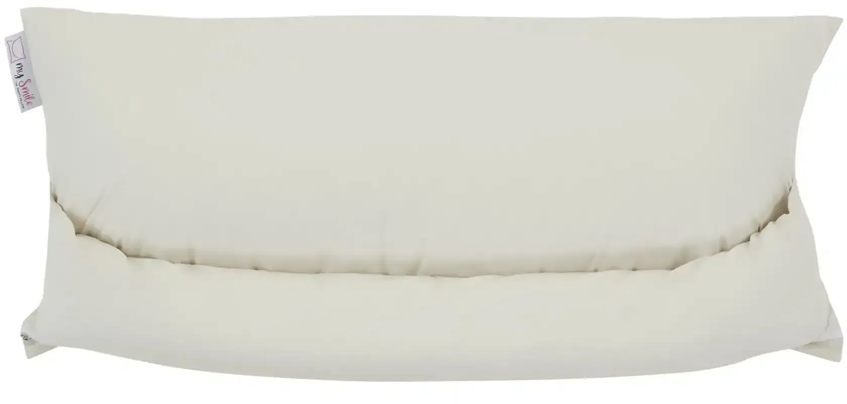 Nackenstützkissen  mySmile - The Happy Pillow , weiß , Maße (cm): B: 40
