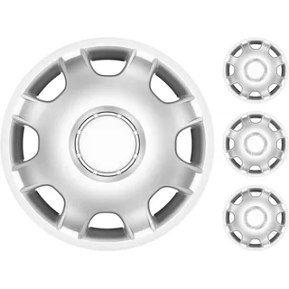 SMK Set 4er Radkappen 14 Zoll - Lachen Sie über Kratzer mit diesen flexiblen, leichten Radkappen 14 Zoll. Einfache Installation, Keine Werkzeuge erforderlich, Schutz vor Verblassen!