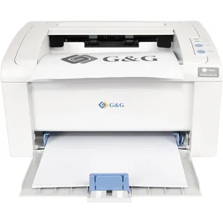 G&G P2022W Laserdrucker, WLAN Drucker Klein,Multifunktionsdrucker Laser,Schwarz Weiss Printer,22 ppm