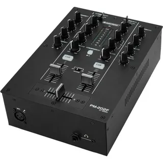 Omnitronic PM-202F 2-Kanal-DJ-Mixer mit Filter und Bluetooth