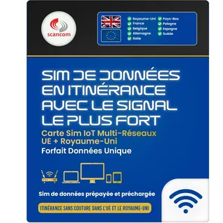 UK- und EU-Multi-Netzwerk-Roaming-Daten-SIM – verbindet sich automatisch mit dem stärksten Signal für die beste Verbindung am Standort – (einmaliger Dateneimer für 12 Monate ab Bestellung) (10 GB)