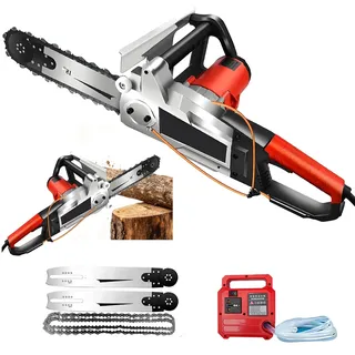 Betonkettensäge 7600W/8900W mit 35/48 cm Schnitttiefe – Elektrische Betontrennsäge für Wandarbeiten, Nass/Trocken-Betrieb, rutschfester Griff, 2 Diamantketten für präzises Schneiden 8900W/18.9in