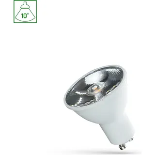 Spectrum LED Leuchtmittel Reflektor 6W GU10 500lm Tageslicht 6000K kaltweiß Spot 10°