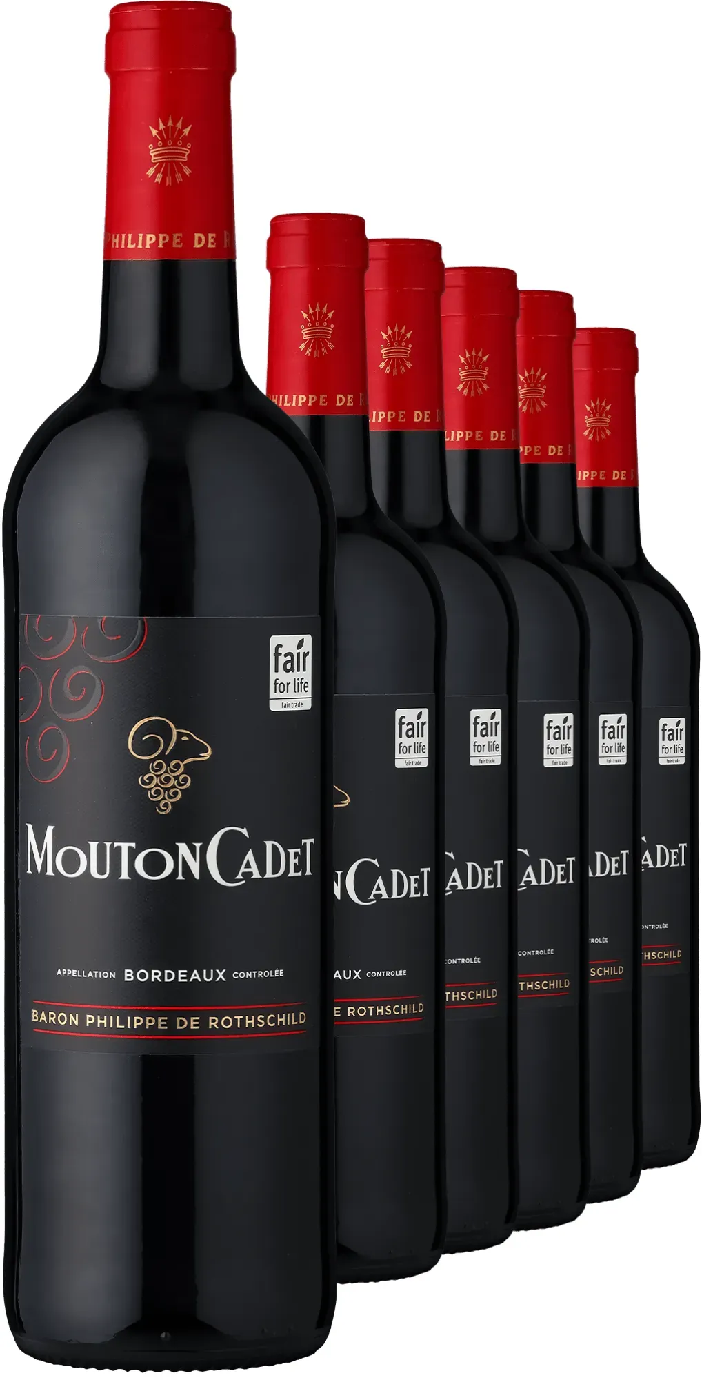 2023 Mouton Cadet Rouge im 6er-Vorratspaket