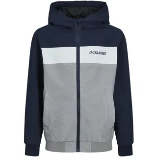 JACK & JONES Children ́s Jjerush Blocking Jacke bleu marine 10 Jahre
