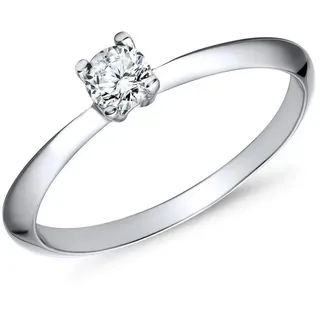 JEWLIX Verlobungsring Dezenter Verlobungsring aus 925 Silber mit Zirkonia von JEWLIX VR0009 58