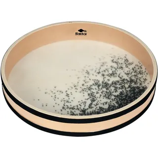 HAGE MUSIKVERLAG Ocean Drum 40 cm (16"), Wooden Frame with Natural Skin