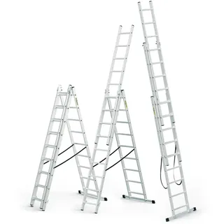 Drabest Klappleiter 3 x 7 Sprossen