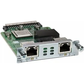 Cisco VWIC3-2MFT-T1-E1, Sprachnetzwerk-Modul, Cisco 1921, 1941, 1941W, 2901, 2911, 2921, 2951, 3925, 3945, 3925E, 3945E, RJ-45, 0 - 40 °C, -25 - 7...