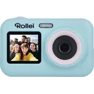 ROLLEI Sportsline Fun Digitale Kompaktkamera Grün, 0x opt. Zoom, 2.4-Zoll-Display an der Rückseite, 1.3-Zoll-Selfie-Display Frontseite