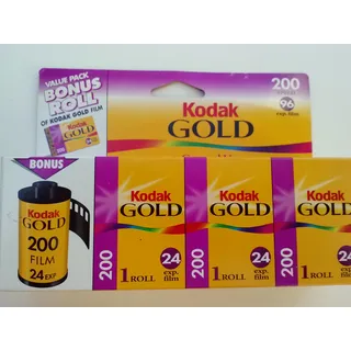 Kodak Gold 200 Film, 35 mm, 4 Stück
