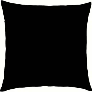 KAEPPEL Kissenbezug Uni Mako-Satin 40 x 80 cm Schwarz