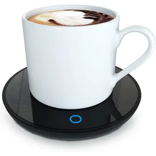 GARMEE Elektrischer Kaffeewärmer kaffetasse warmhaltend - Smart Schreibtisch Tassenwärmer mit 2 Temperatureinstellungen Tassenwärmer Teewärmer Elektrischer Getränkewärmer für Kakao Milch