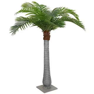 vidaXL Palme Künstlich 15 Blätter 200 cm Grün