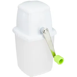 Relaxdays Eiscrusher weiß, grün