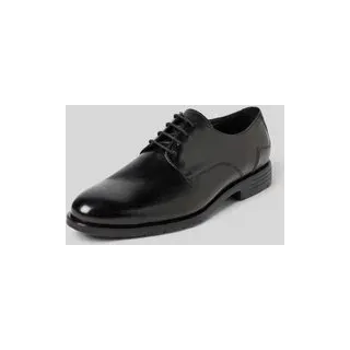 Schnürschuhe mit glatter Sohle Modell 'Ezy', Black, 43