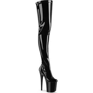 FLAMINGO-4000 Damen Boots von Pleaser, Schwarz , EU 35, US 5 - Schwarz - 35