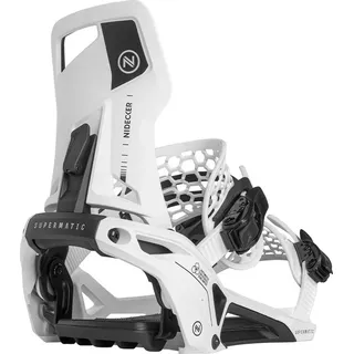 NIDECKER Supermatic Snowboardbindungen - white