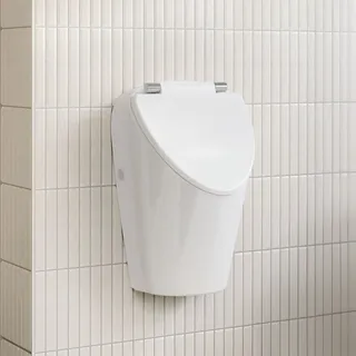 Geberit Renova S Urinal mit Deckel, Zulauf von hinten, Abgang hinten oder unten, - weiß