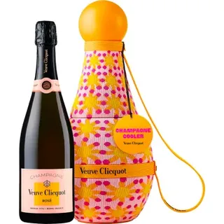 Champagner Veuve Clicquot - Rosé Carte Jaune in der Kühlbox  - Limited Edition Yinka Ilori
