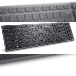 Dell Dell Pro Premium KB900 Collaboration-Tastatur - kabellos, 2.4Ghz, Bluetooth, AES-128