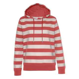 H.I.S. Hoodie Gestreift Rot/Nougat 36/38