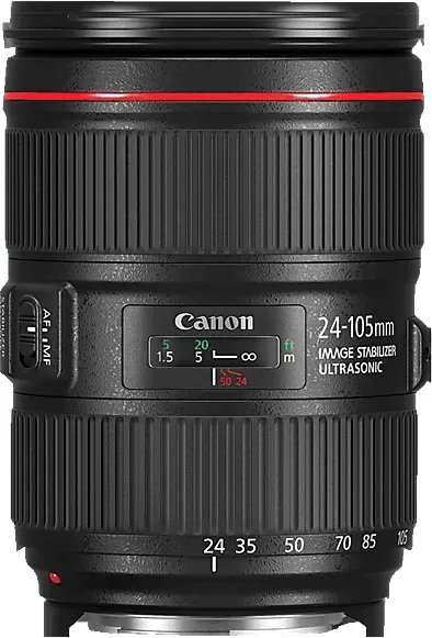 CANON EF 24-105MM f/4 L IS II USM 24 mm - 105 II, (Objektiv für Canon EF-Mount, Schwarz)