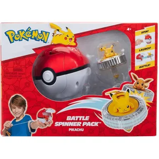 ak tronic Pokémon PKW4398 - Battle Spinner Pikachu, offizielles Spielset