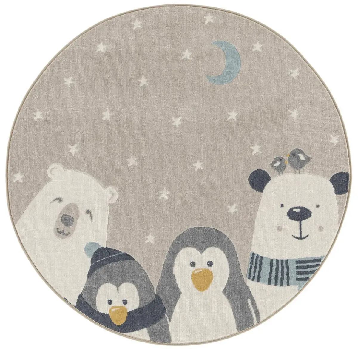 Kinderteppich COCOON - Sternenfreunde - Rund - 120cm