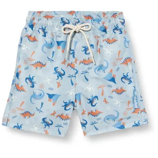 Playshoes Badeshorts Jungen Beach-Short Badehose Schwimmhose Badebekleidung, Dino Allover, 122/128