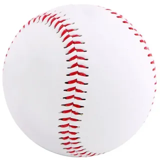 Demarkt Baseball Trainingsball Softbälle Weicher Ball für Baseball Schläger Weiß