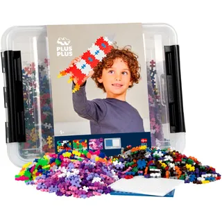 Plus-Plus 9603406 Kreativ-Bausteine Box, Mix